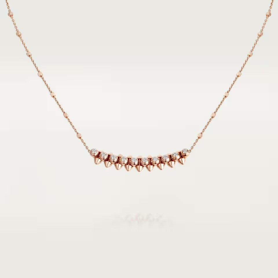 [Cadisa] CLASH  MEDIUM DIAMOND NECKLACE