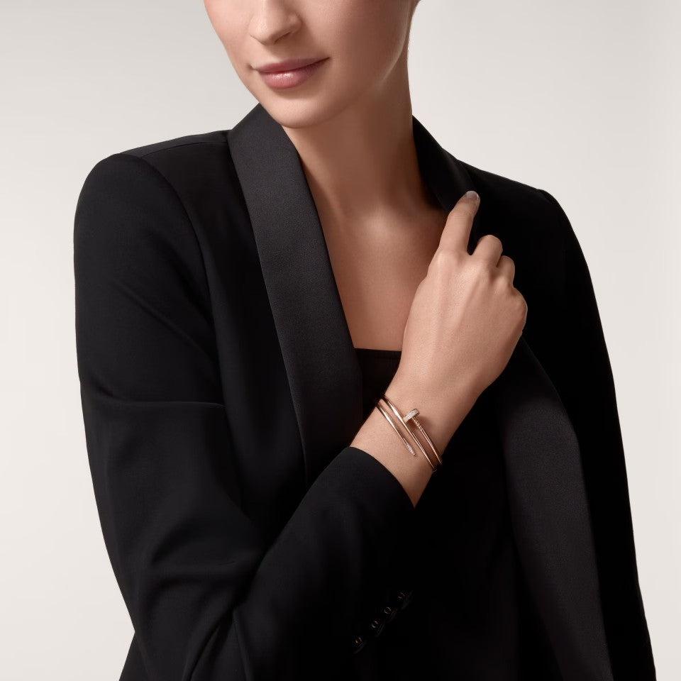 [Cadisa] JUSTE BRACELET 3.5MM DOUBLE ROW DIAMOND