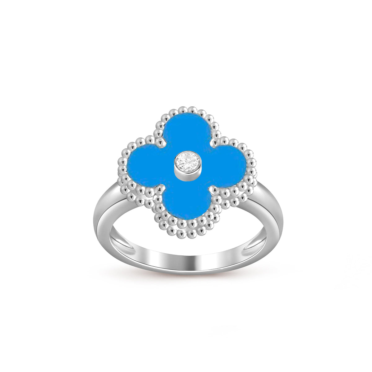 [Cadisa]CLOVER SILVER DIOMND RING COLLECTION