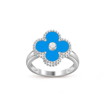 [Cadisa]CLOVER SILVER DIOMND RING COLLECTION