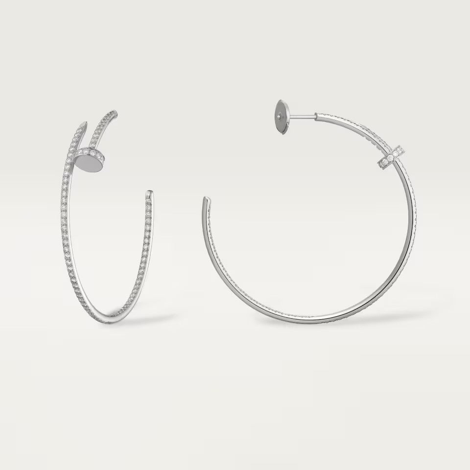 [Cadisa] JUSTE FULL DIAMOND LARGE EARRINGS