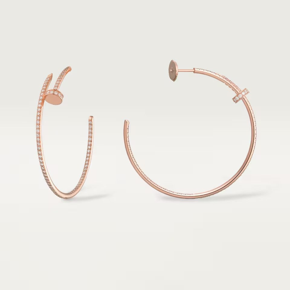 [Cadisa] JUSTE FULL DIAMOND LARGE EARRINGS