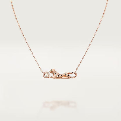 [Cadisa] PANTHERE FULL DIAMOND NECKLACE