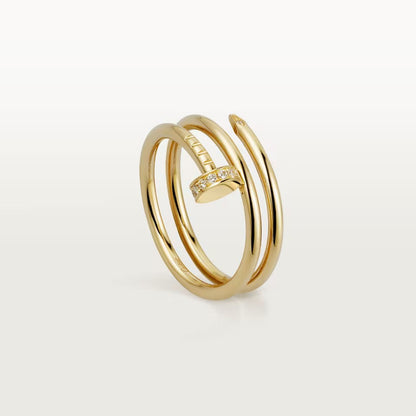 [Cadisa] JUSTE RING 4.8MM HALF DIAMOND