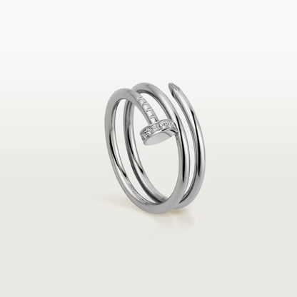 [Cadisa] JUSTE RING 4.8MM HALF DIAMOND