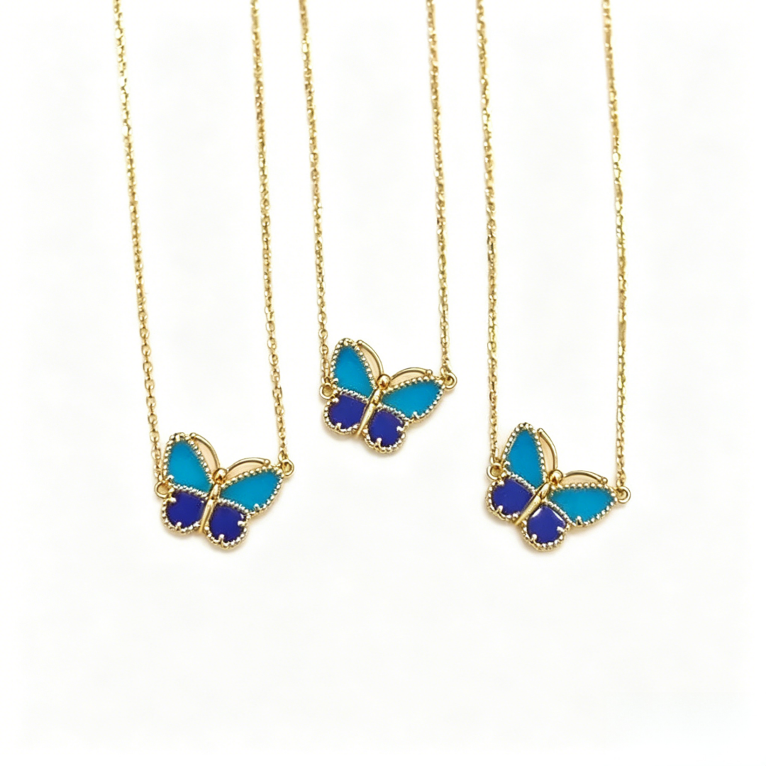[Cadisa] 2026 NEW LUCKY BUTTERFLY 1 MOTIFS NECKLACE