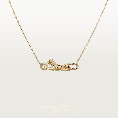 [Cadisa] PANTHERE FULL DIAMOND NECKLACE