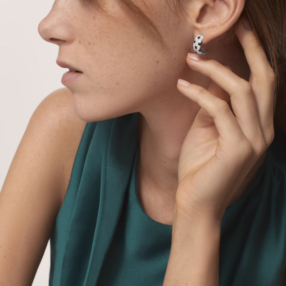 [Cadisa] PANTHERE MINI FULL DIAMOND EARRINGS