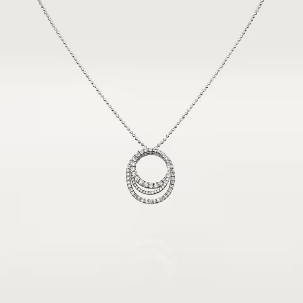 [Cadisa] ETINCELLE  FULL DIAMOND NECKLACE