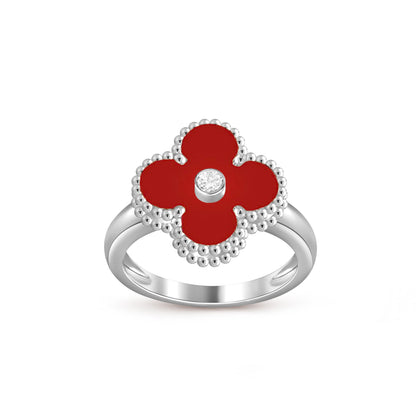 [Cadisa]CLOVER SILVER DIOMND RING COLLECTION