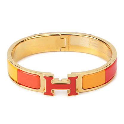 [Cadisa]H BRACELET ORANGE RAINBOW CERAMIC
