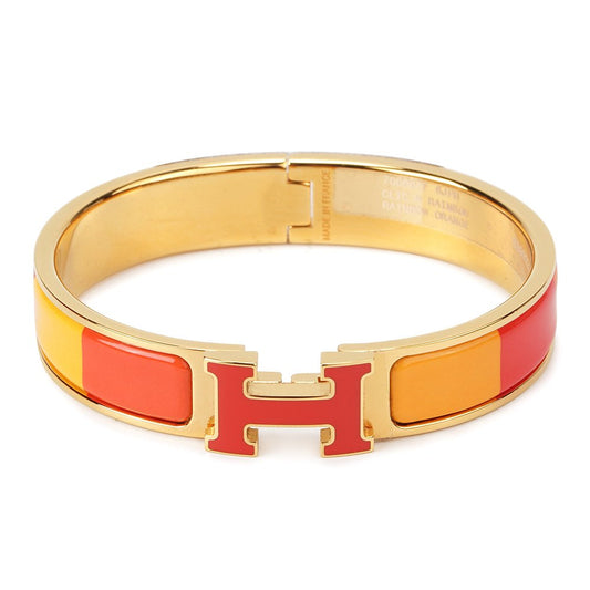 [Cadisa]H BRACELET ORANGE RAINBOW CERAMIC