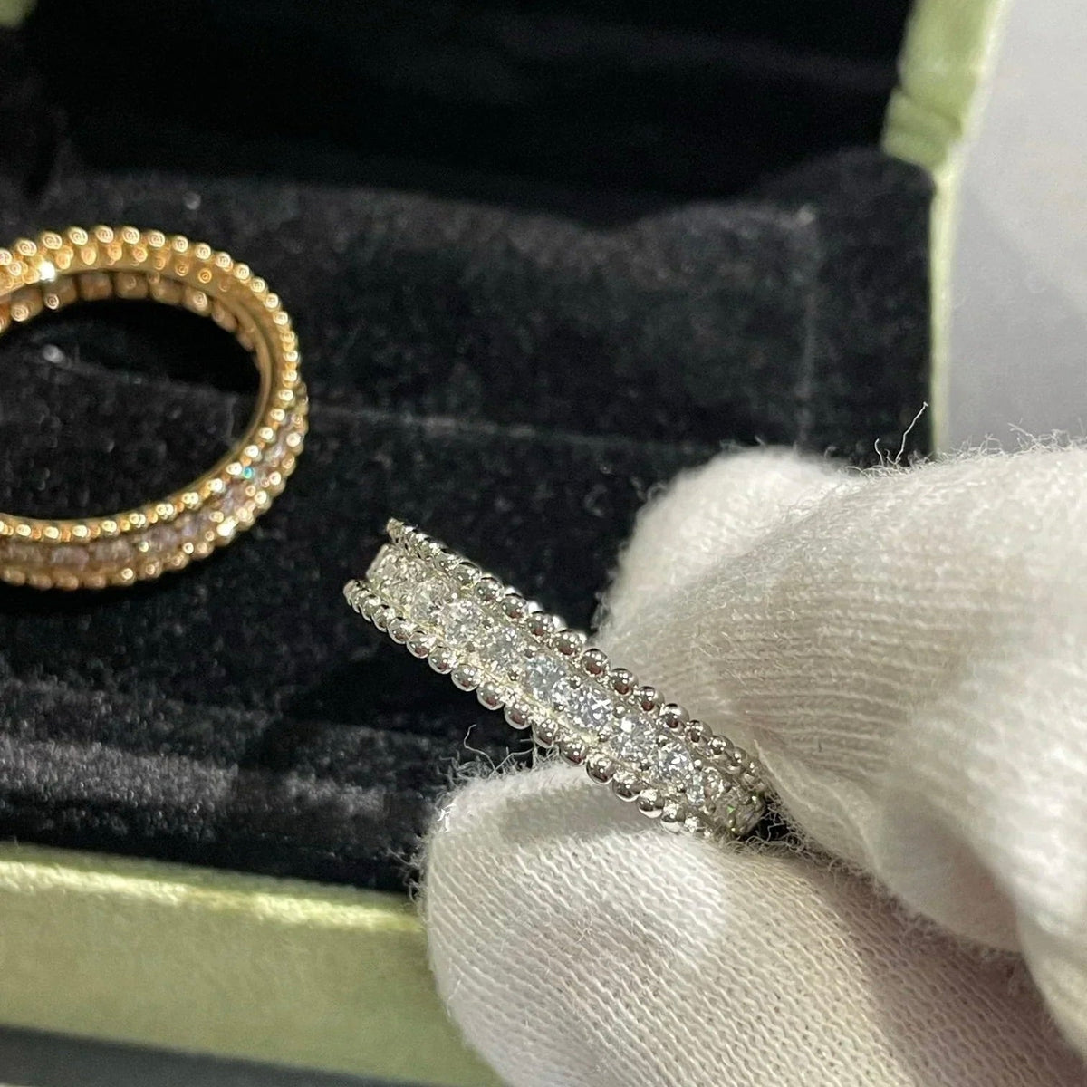 [Cadisa]PERLEE DIAMOND ROSE GOLD RING