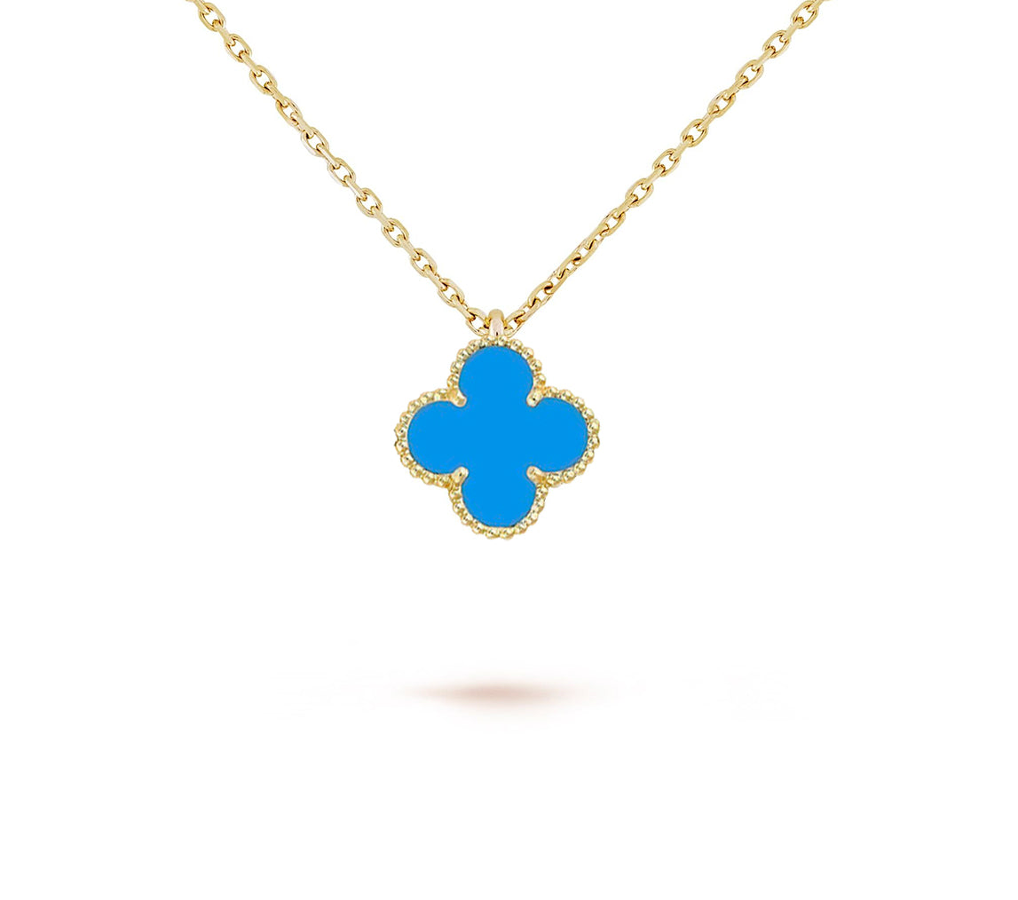 [Cadisa]CLOVER MINI 9.5MM CARNELIANS NECKLACE COLLECTION