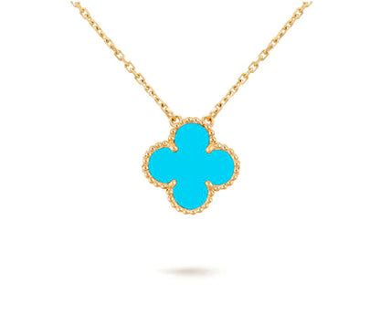 [Cadisa]CLOVER 15MM SINGLE FLOWER NECKLACE COLLECTION