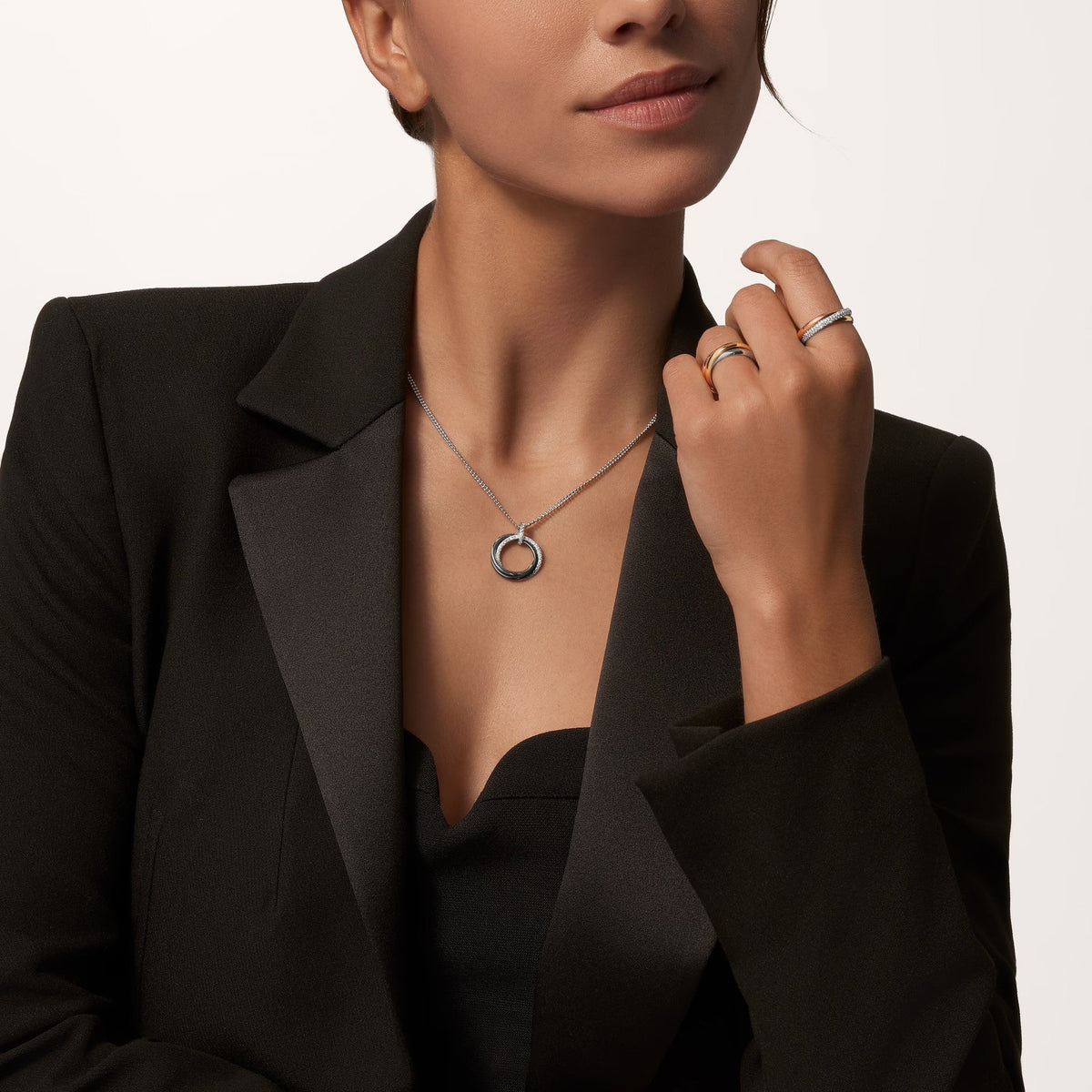 [Cadisa] TRINITY CERAMIC NECKLACE