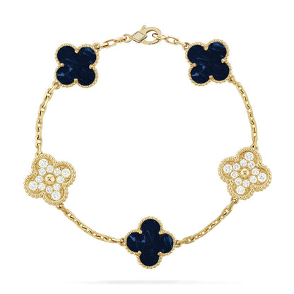 [Cadisa]CLOVER 5 MOTIF PIETERSITE BRACELET COLLECTION