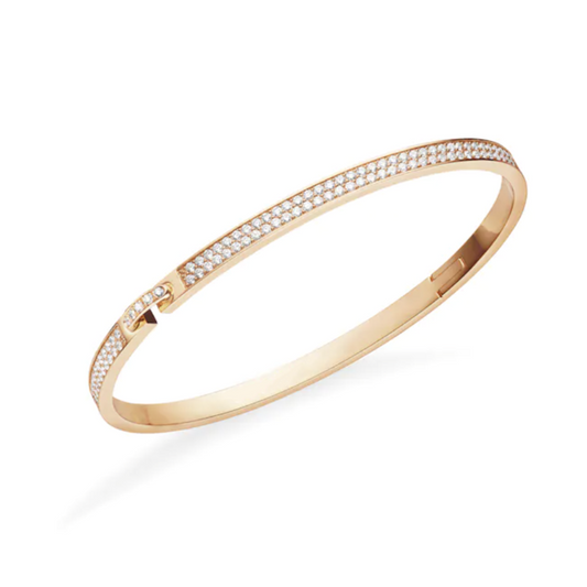 [Cadisa]LIENS VIDENCE DIAMOND PAVED BRACELET