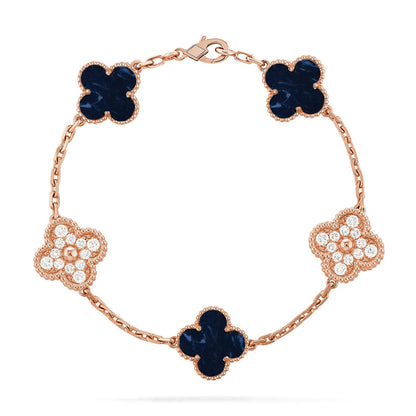 [Cadisa]CLOVER 5 MOTIF PIETERSITE BRACELET COLLECTION