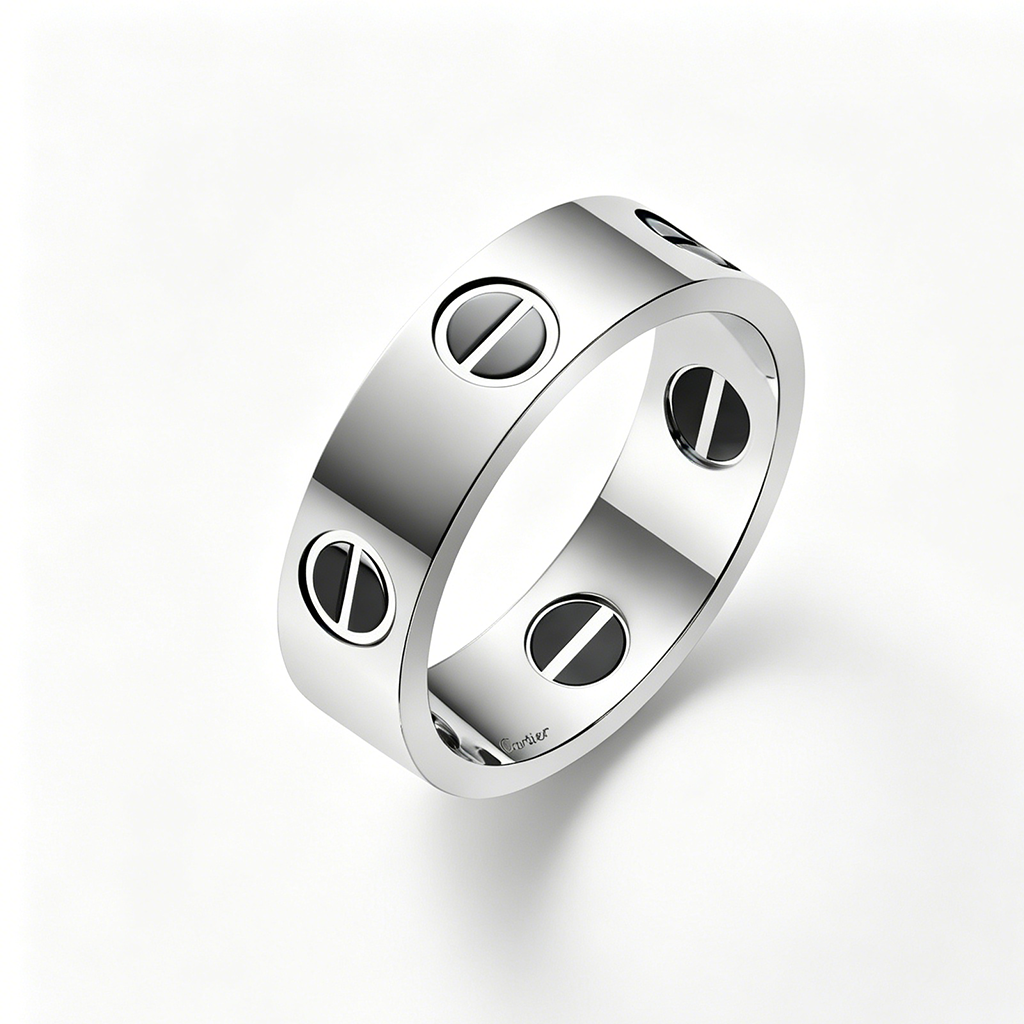 [Cadisa] LOVE RING 5.5MM NO DIAMONDS  CERAMIC
