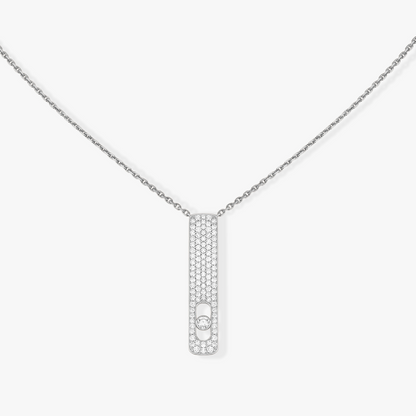 [Cadisa]MY FIRST DIAMOND PAVED NECKLACE