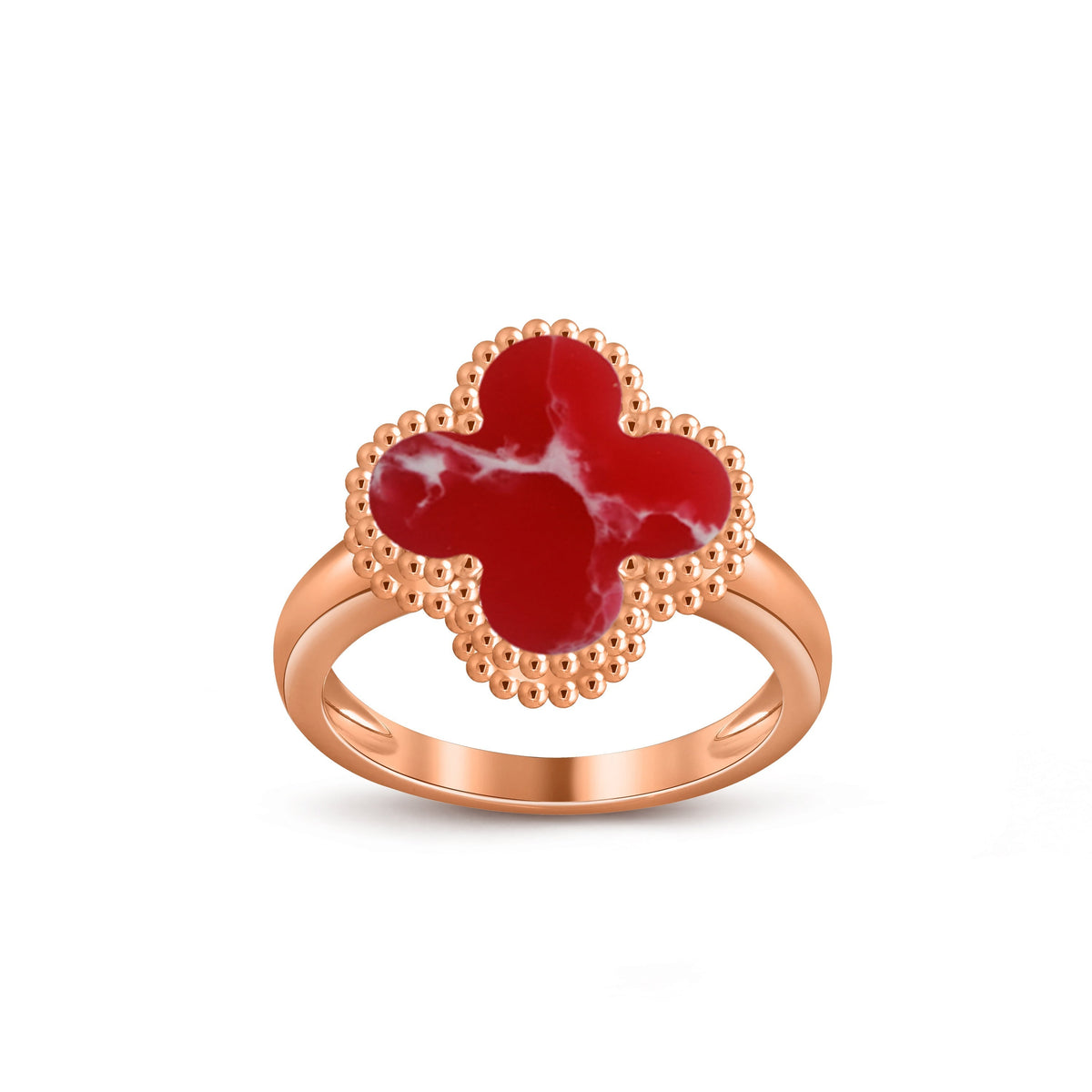 [Cadisa]CLOVER RING ROSE GOLD COLLECTION