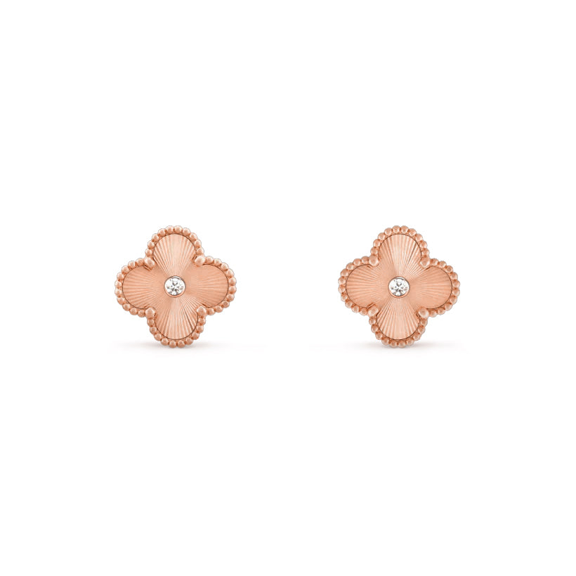 [Cadisa]CLOVER  15MM DIAMOND EARRINGS COLLECTION