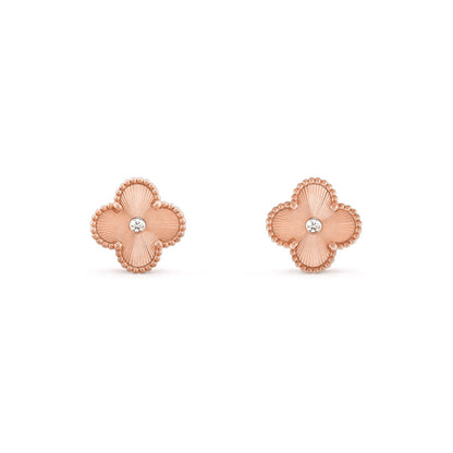 [Cadisa]CLOVER  15MM DIAMOND EARRINGS COLLECTION