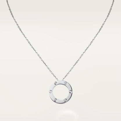 [Cadisa] LOVE NECKLACE 16MM 3 DIAMONDS