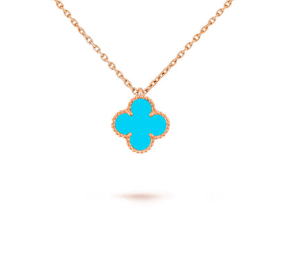 [Cadisa]CLOVER MINI 9.5MM CARNELIANS NECKLACE COLLECTION