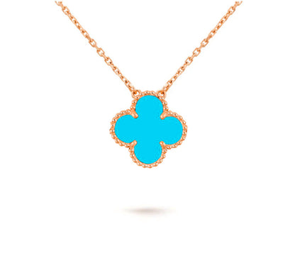 [Cadisa]CLOVER 15MM SINGLE FLOWER NECKLACE COLLECTION