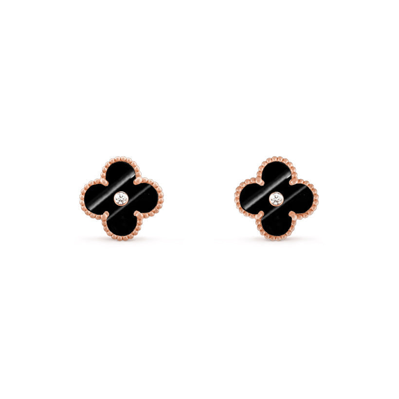 [Cadisa]CLOVER  15MM DIAMOND EARRINGS COLLECTION