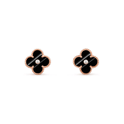 [Cadisa]CLOVER  15MM DIAMOND EARRINGS COLLECTION