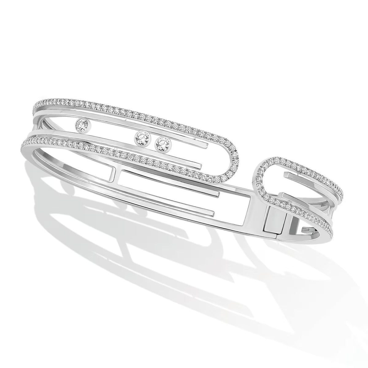 [Cadisa]MOVE 10TH PAVED DIAMOND BRACELET
