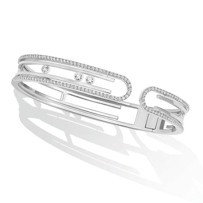 [Cadisa]MOVE 10TH PAVED DIAMOND BRACELET