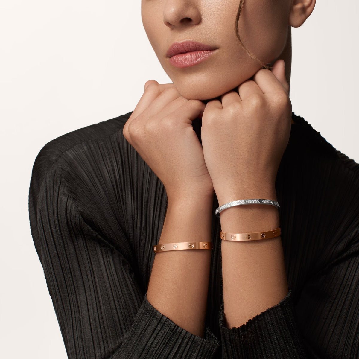[Cadisa] LOVE BRACELET 6.1MM BRUSHED