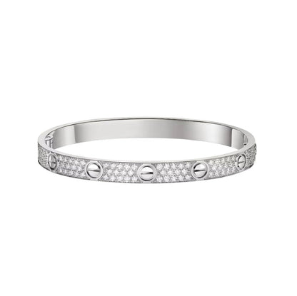[Cadisa] LOVE BRACELET 6.1MM DIAMOND-PAVED