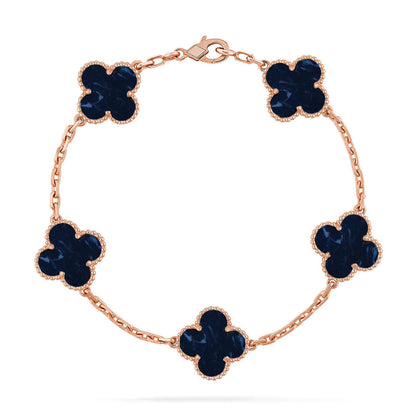 [Cadisa]CLOVER 5 MOTIF PIETERSITE BRACELET COLLECTION