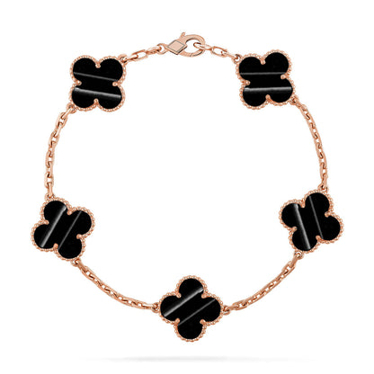 [Cadisa] CLOVER 5 MOTIF PULSAR STONE BRACELET COLLECTION