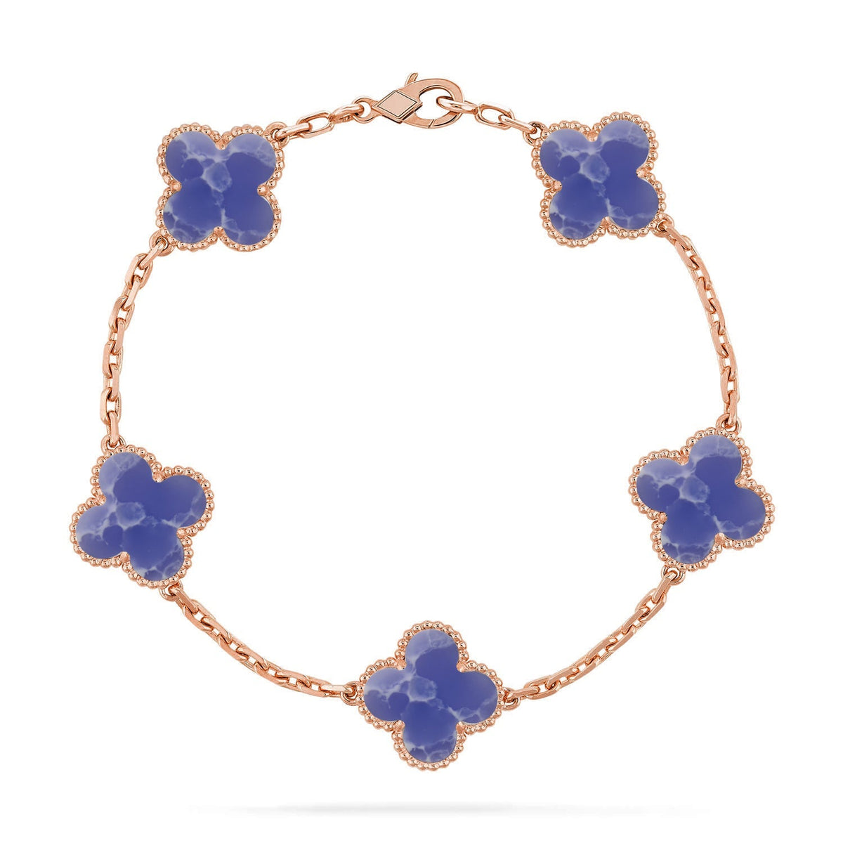 [Cadisa]CLOVER 5 MOTIF BLUE VEINS BRACELET COLLECTION