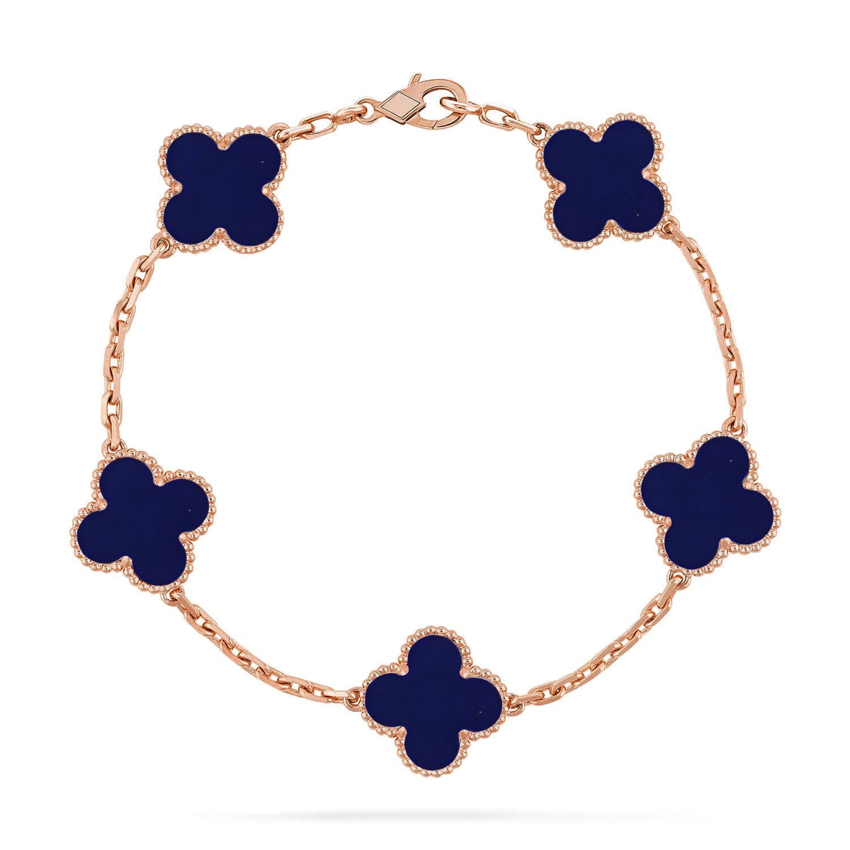 [Cadisa]CLOVER 5 MOTIF LAPIS LAZULI BRACELET COLLECTION