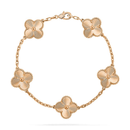 [Cadisa] CLOVER 5 MOTIF LASER BRACELET COLLECTION