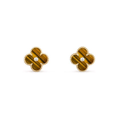 [Cadisa]CLOVER  15MM DIAMOND EARRINGS COLLECTION