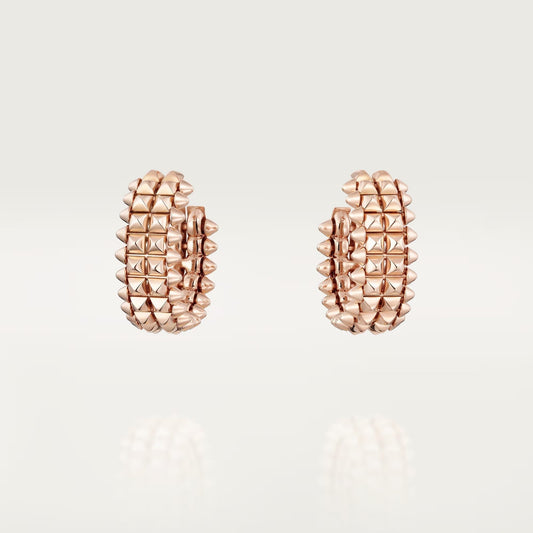 [Cadisa] CLASH 9.2MM DOUBLE ROW EARRINGS