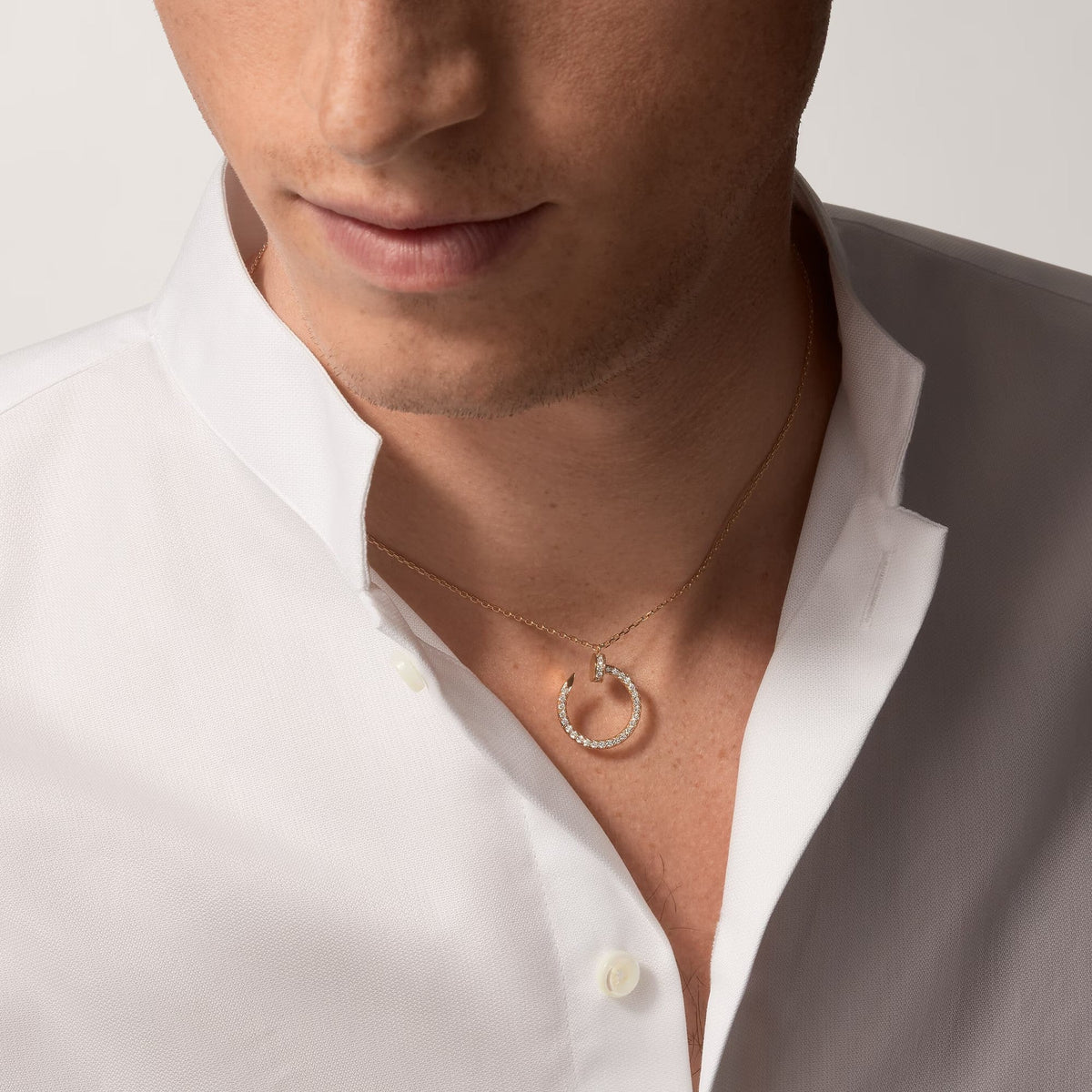 [Cadisa] JUSTE NECKLACE FULL DIAMOND