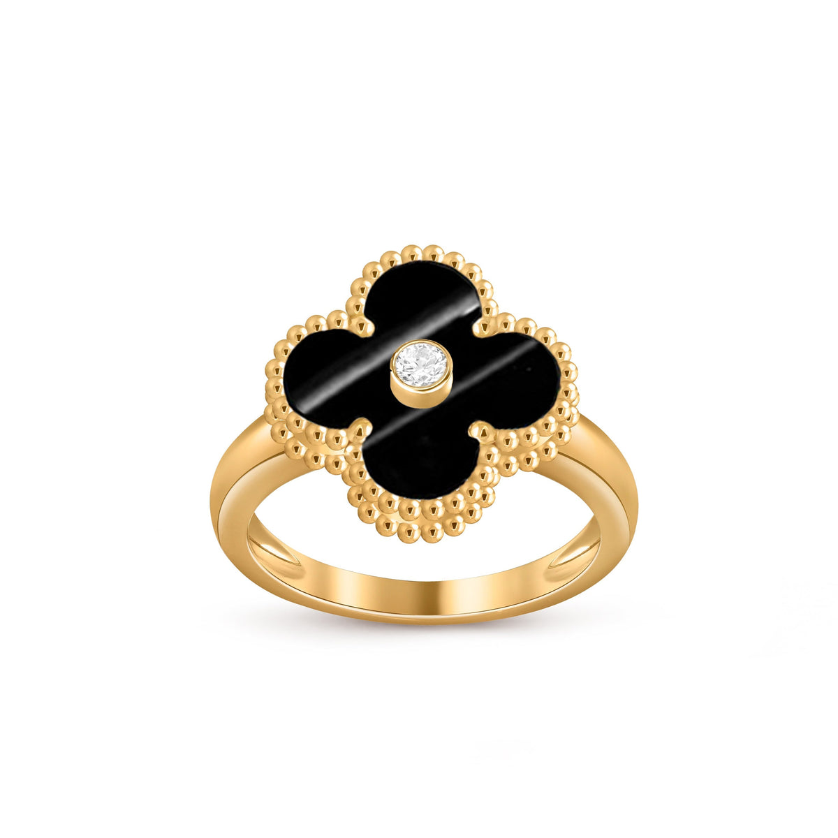 [Cadisa]CLOVER DIAMOND RING GOLD COLLECTION