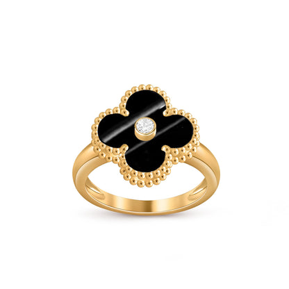 [Cadisa]CLOVER DIAMOND RING GOLD COLLECTION