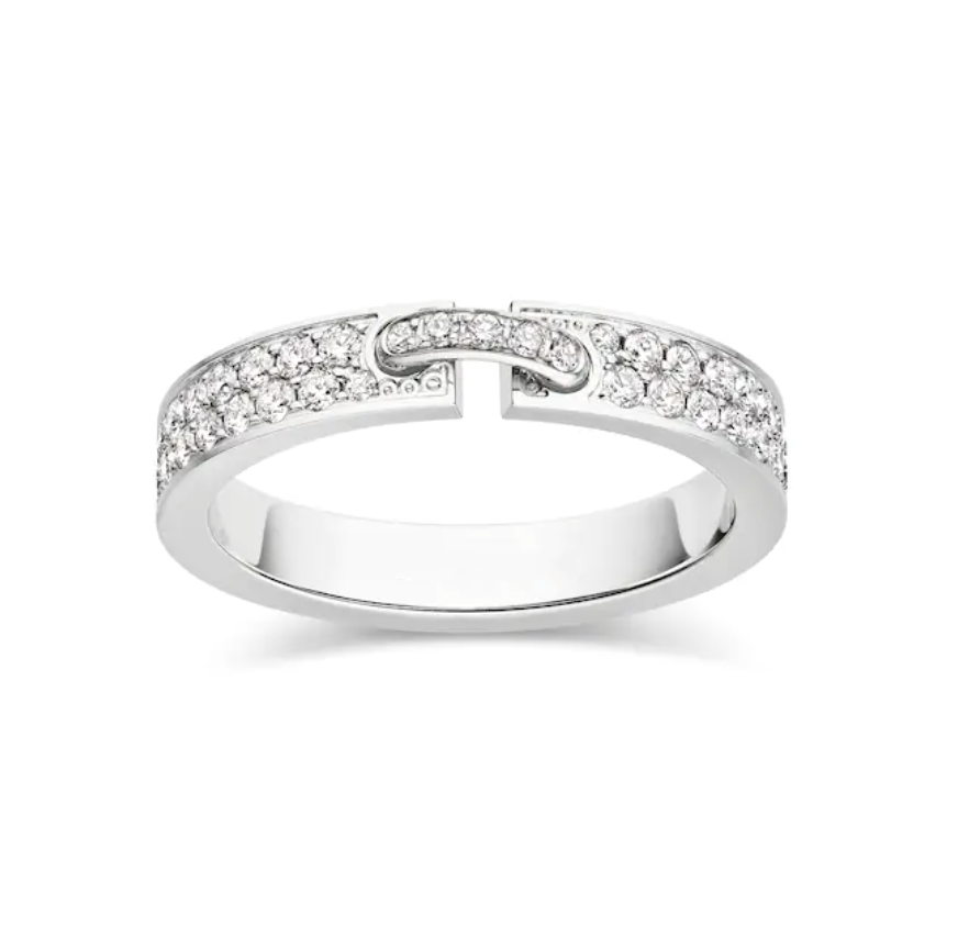 [Cadisa]ALLIANCE LIENS VIDENCE PAVED DIAMOND 4MM RING