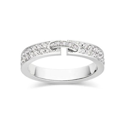 [Cadisa]ALLIANCE LIENS VIDENCE PAVED DIAMOND 4MM RING