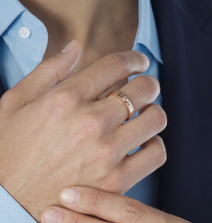 [Cadisa]ALLIANCE LIENS VIDENCE 4MM RING